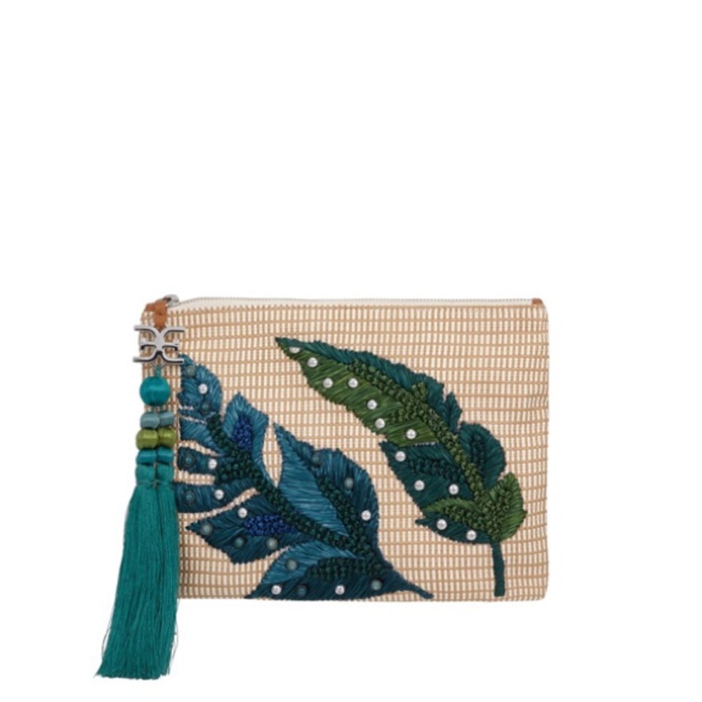 NWT Sam Edelman Sheila Embellished Pouch - Picture 2 of 6